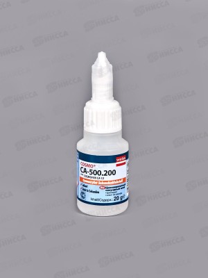 Клей секундный цианоакрилатный COSMOFEN (Космофен)  20г, CA-500.200 COSMO weiss *20/200