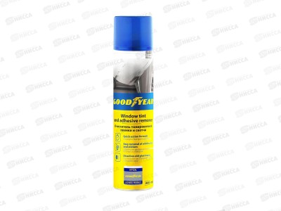 Очиститель тонировочной пленки и скотча, аэрозоль 400мл, Goodyear GY000727 *20