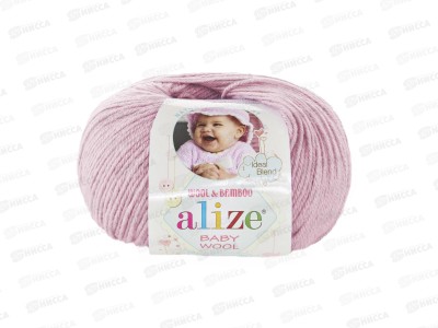 Пряжа Ализе Baby wool 20бамбук+40шерсть+40акрил 50г 175м 752