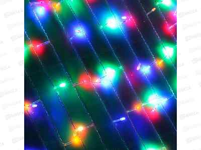Гирлянда 2*1,5м занавес 272LED 8реж мультицвет, коннектор, 382-011 г