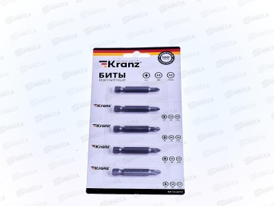 Бита PZ1x50 мм для шуруповерта сталь S2 (лента) Kranz, KR-12-6312 *5