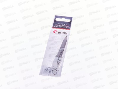 Trendy Пилочка металлическая 4&quot в индивидуальной упаковке SN-1/2
