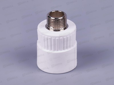 Муфта полипропилен комбинированная наружная резьба DN32*1/2 Aqualink, 03892 *10/100