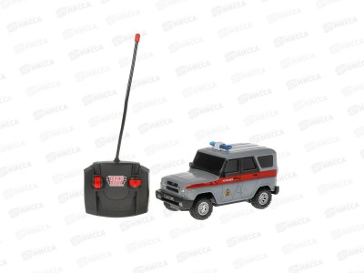 Машина радиоуправления UAZ HUNTER росгвардия 18см, Технопарк 18L-RG, 314127