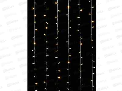 Гирлянда ЗАНАВЕС 2,5х1,5м 320 теплых белых LED ламп, 300485  гб