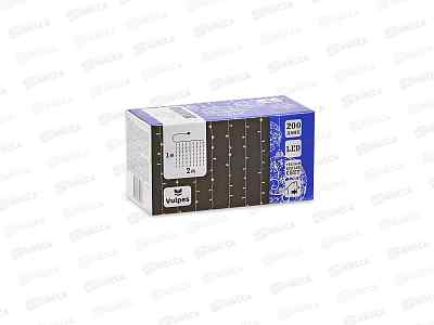 Гирлянда ЗАНАВЕС 2х1м 200 теплый белый LED ламп, 300489  гб