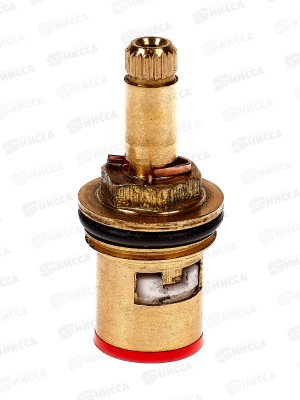 Кран-букса 1/2 7,6*20 шлицевая металлокерамическая, КР004