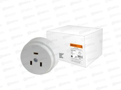 Розетка РШ 32А 250В 2Р+РЕ скрытая установка, белая TDM, 0006 *120