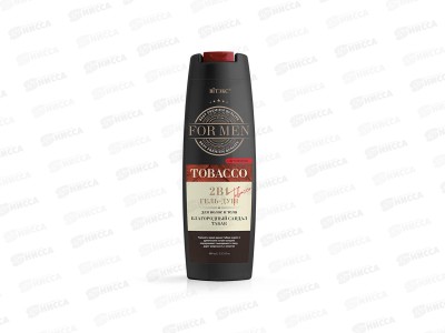 FOR MEN TOBACCO Гель-душ для волос и тела Сандал и Табак 400мл *16