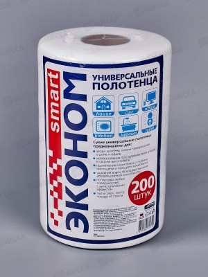 Smart полотенце универсальное эконом 20*23 спанлейс 200шт рулон 72172 *12
