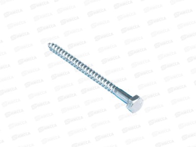 Шуруп сантехнический 8*80 (белый цинк 20шт) DIN571  *20