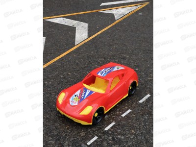 Машина Turbo &quotV&quot красная 18,5см, И-5850  *30