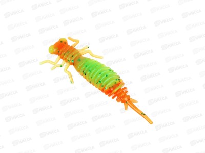 Приманка AZOR FISHING силик Личинка стрекозы 8см 3шт 145-185 г
