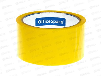 Скотч 48*40м OfficeSpace желтый, 45мкм,6286 *6/36
