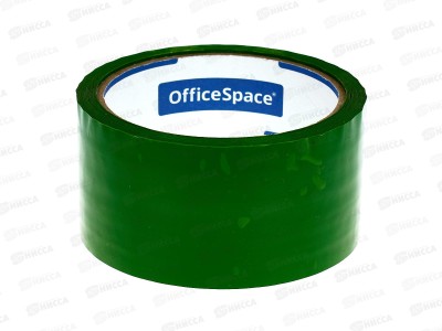 Скотч 48*40м OfficeSpace зеленый, 45мкм,6287 *6/36