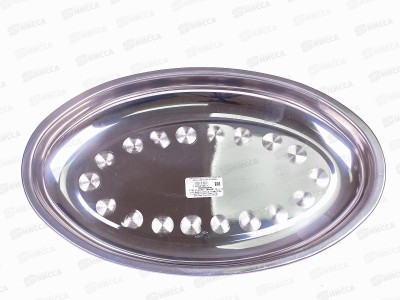 Разнос овальный металлический d30см (025896)  Ж
