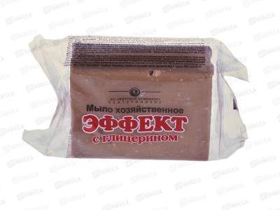 ЕКАТ хозяйственное мыло ЭФФЕКТ 78% 300г пленка *40