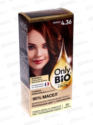 Only Bio COLOR крем-краска для волос 4,36 Мокко 115мл *15