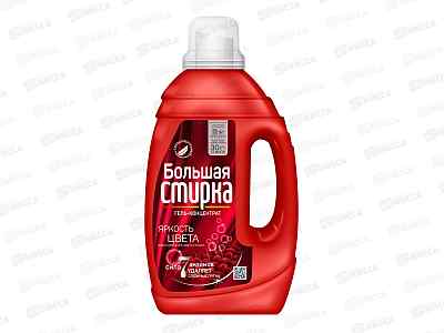 Большая стирка Color гель для стирки 1200г  *6 2022 Акция