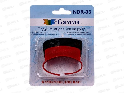 Подушечка для игл на руку &quotGamma&quot NDR-03 5см войлок в блистере