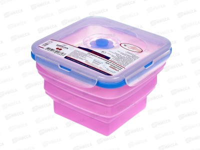 Контейнер для продуктов ВН-02-514 /складной/ 1,0л силикон  *18
