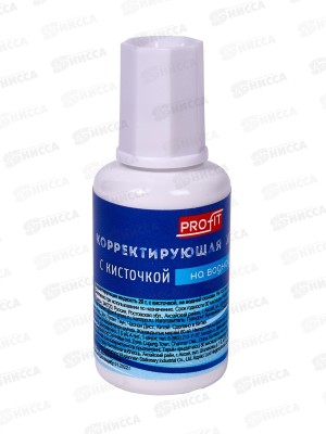Корректор жидк. Profit 10мл, 20гр, с кисточкой, в/о, КЖ-3816  *12/576