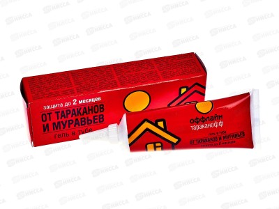 Тараканофф оффлайн гель от тараканов и муравьев 75мл *24