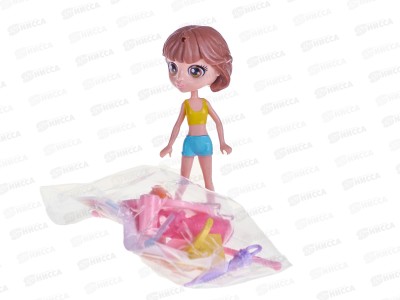 Кукла OLY Bondibon 11,5см Путешественница с аксс 45006  ВВ4315