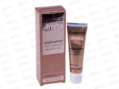 КОМПЛИМЕНТ Хайлайтер для лица и тела Легкий загар 35мл *16