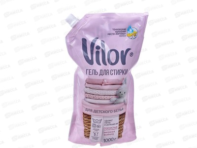VILOR гель для стирки детского белья 1000г *6 15540