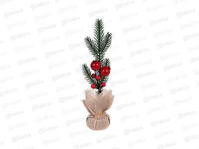 Елка декор в мешочке 30см микс 386-170 г