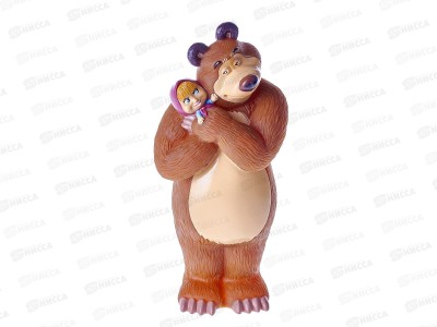 Игрушка д/ванной LXST49R Капитошка, Маша и Медведь сетка