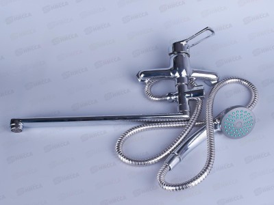 Смеситель для ванны stOmegaPRO 35кар. L-нос 30см., поворот., 9307