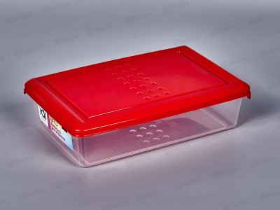 Контейнер для продуктов &quotAsti&quot прямоугольный  0,75л красный 221100106/03 *20