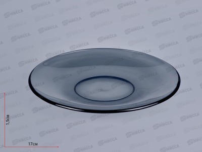 Тарелка &quotBASILICO&quotlava grey дым d-170mm 62542 десертная *6