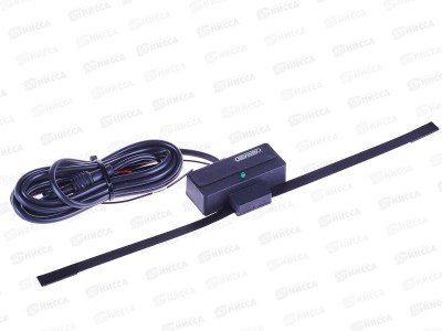 Антенна AM/FM/УКВ активная внутрисалонная SKYWAY SIGMA прямоугольная кабель 2,2м Черный, S00203007
