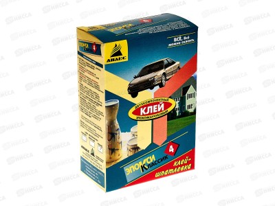 Клей-шпатлевка ЭпоксиКлассик-4 150г, двухкомпанентный, в картонной коробке *15