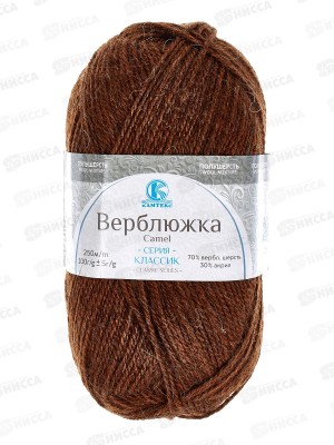 Пряжа Верблюжка Медный 049 70шерсть 30акрил 100гр 250м