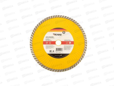 Диск алмазный отрезной Turbo волна Kranz 230х22.2мм, KR-90-0135  *10