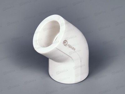 Угольник PP-R 45 градусов DN25 Aqualink, 03460 *30/300