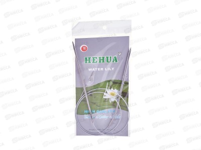 Спицы вязальные круговые сталь №10 80см+иголка 462-011