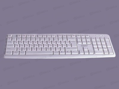 Клавиатура пров. Smartbuy 210 ONE USB мультимедийная, белая, SBK-210U-W *20