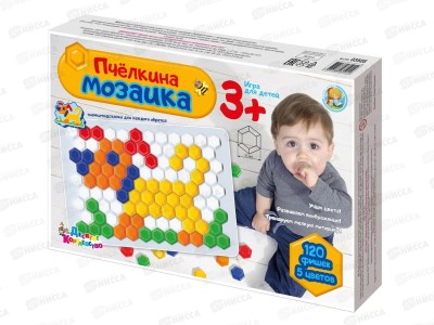 Мозаика &quotПчелкина&quot d25/5 цв/120 элементов, 03505