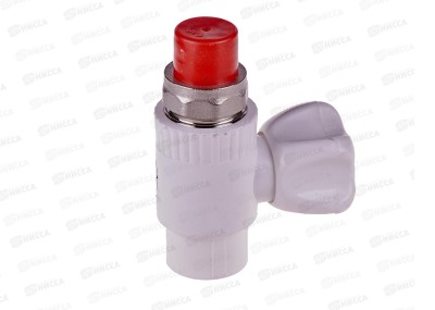 Кран шаровый полипропиленовый для радиатора прямой DN20*1/2&quot, Aqualink, 03638 *5
