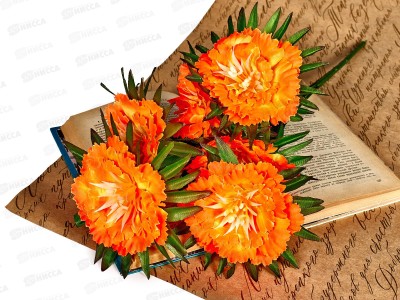 Букет цветов 6голов 48см №203 *2/20
