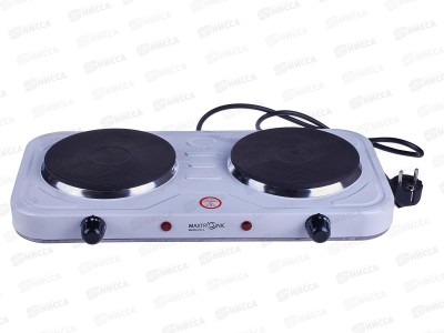 Плита электрическая Maxtronic MAX-AT-002WH 2 конфорки белая