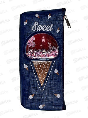 Пенал-косметичка КОКОС &quotSweet Xiaolingjing&quot, 20*8*4см, ПВЗ. 211054
