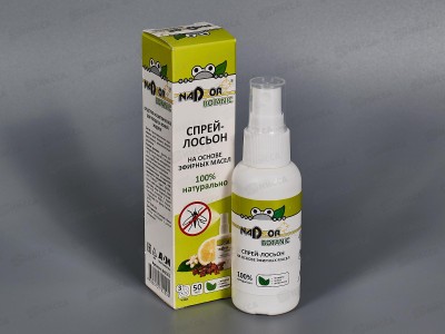 NADZOR Спрей-лосьон на основе эфирных масел (гвоздика, лимон, цитронелла) Botanic *25