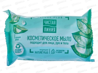 Концерн Калина Чистая Линия мыло 75гр Алоэ *12