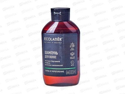 ECOLATIER Мужской шампунь Сила и укрепление 400мл 831101